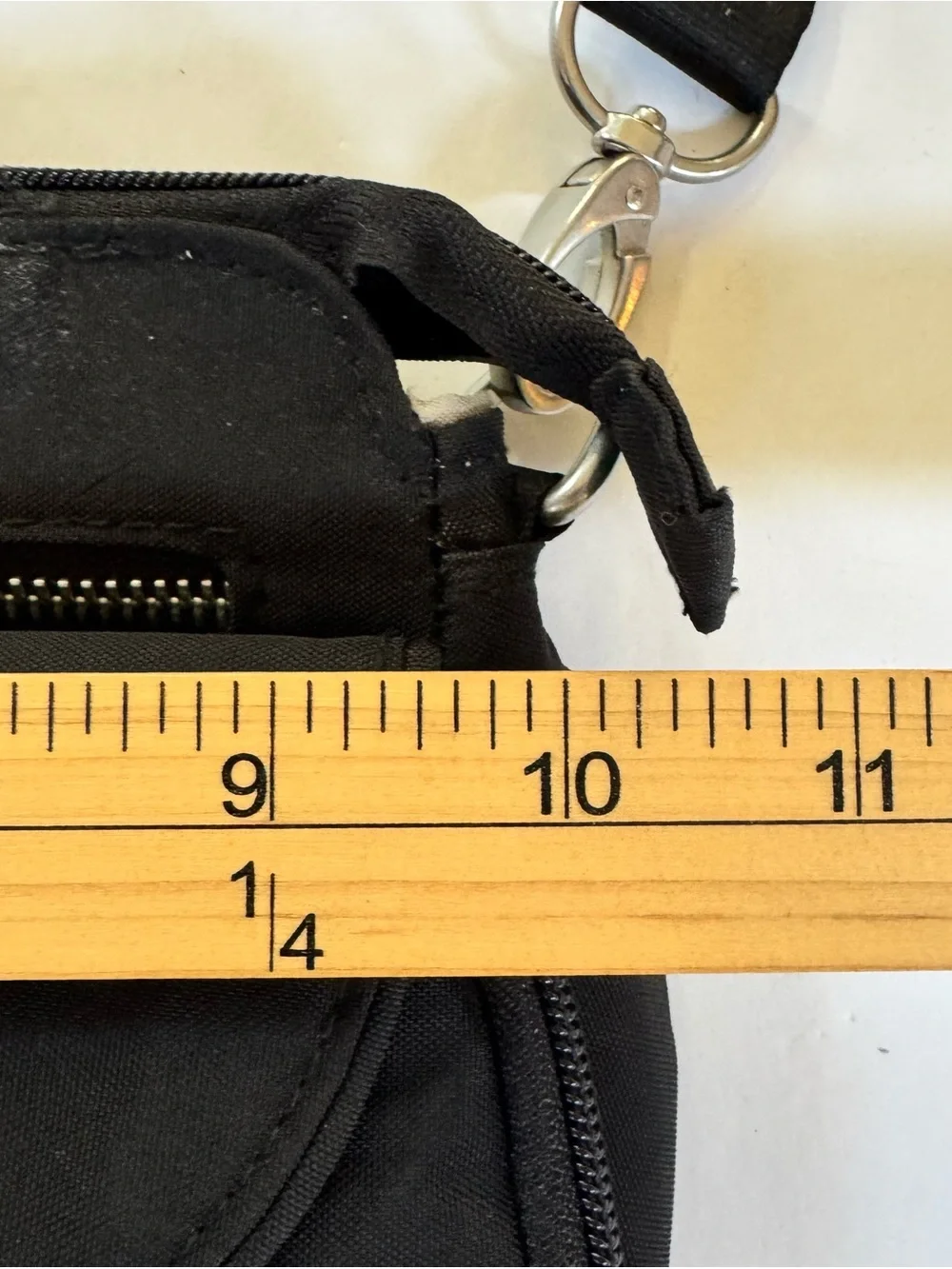 Baggallini Calais Black Nylon Crossbody Bag